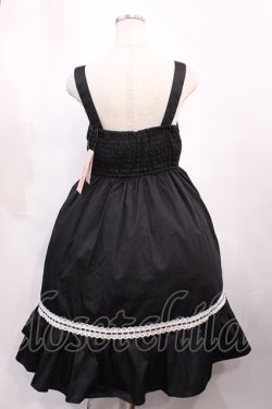 画像2: Eri Aino's collaboration / シャーロットの水曜日 ジャンパースカート L ブラック H-26-02-17-1003-EL-OP-NS-ZH