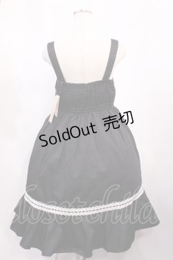 画像2: Eri Aino's collaboration / シャーロットの水曜日 ジャンパースカート L ブラック H-26-02-17-1003-EL-OP-NS-ZH