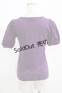 画像3: Emily Temple cute / チュールレースパフカットソー  パープル H-26-02-17-047-ET-TO-KB-ZH