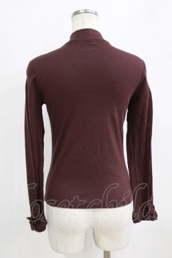 画像3: Shirley Temple / ロゴ刺繍ハイネックカットソー 160 ブラウン H-26-02-17-048-ET-TO-KB-ZH