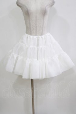 画像1: ATELIER PIERROT / ボリュームパニエ  ホワイト H-26-02-17-049-EL-SK-KB-ZH