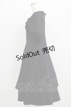 画像2: Moi-meme-Moitie / バラ十字架カトリーヌワンピース 9号 ブラック×ブラック H-26-02-17-006-MO-OP-KB-ZH