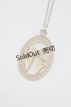 画像1: Jane Marple / リボンフレームネックレス  ゴールド H-26-02-17-059-JM-AC-KB-ZH