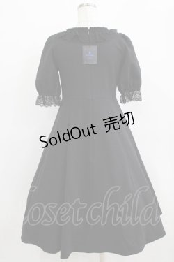 画像3: Moi-meme-Moitie / バラ十字架カトリーヌワンピース 9号 ブラック×ブラック H-26-02-17-006-MO-OP-KB-ZH