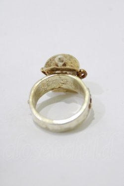 画像3: Jane Marple / 百合紋章グラスリング 約12号 ゴールド H-26-02-17-064-JM-AC-KB-ZH