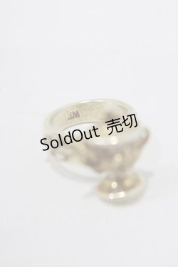 画像4: Jane Marple / 百合紋章グラスリング 約12号 ゴールド H-26-02-17-064-JM-AC-KB-ZH