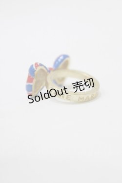 画像2: Jane Marple / Londonリボンのリング 約11号 トリコロール×ゴールド H-26-02-17-066-JM-AC-KB-ZH