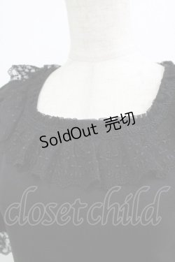 画像5: Moi-meme-Moitie / バラ十字架カトリーヌワンピース 9号 ブラック×ブラック H-26-02-17-006-MO-OP-KB-ZH