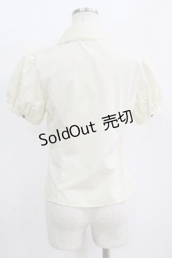 画像3: Kurumi Collaboration / マリンアカデミアブラウス S アイボリー×サックス H-26-02-17-001-GO-BL-KB-ZH