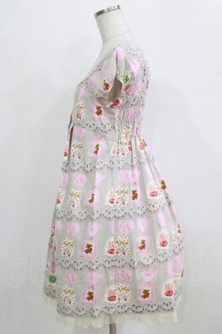 画像2: Emily Temple cute / ラッピングワンピース  グレー H-26-02-17-009-ET-OP-KB-ZH