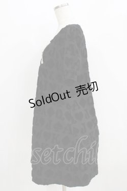 画像2: Emily Temple cute / アルファベットベロアワンピース  クロ H-26-02-17-010-ET-OP-KB-ZH