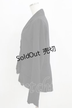 画像2: gouk / 桜刺繍ジャケット  黒 H-26-02-17-018-GO-JA-AK-ZH