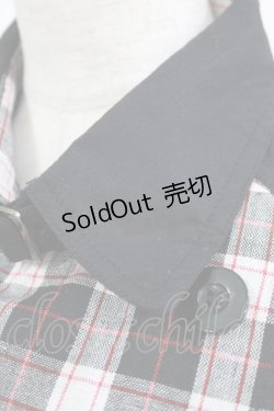 画像5: ALGONQUINS / チェックフリルジャケットワンピース F 白×黒×赤 H-26-02-17-019-AL-OP-AK-ZH