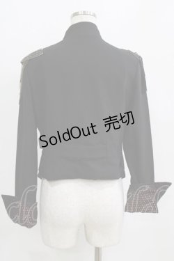 画像3: Ozz Croce / ダブルボタンショートジャケット  黒 H-26-02-17-020-OO-JA-AK-ZH