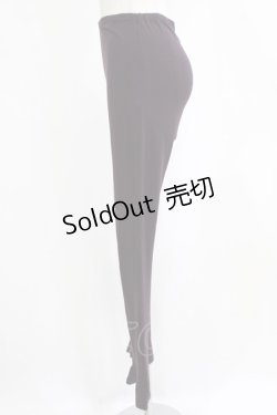 画像2: Jane Marple Dans Le Salon / 裾フリルレギンス  ボルドー H-26-02-17-022-JM-PA-KB-ZH