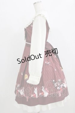 画像2: Amavel / お月見うさぎの和風セーラーワンピース Free ボルドー H-26-02-18-003-CA-OP-NS-ZH