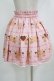 画像3: Ank Rouge / くま＆ビスケット柄スカート M ピンク H-26-02-18-031-CA-SK-NS-ZH (3)