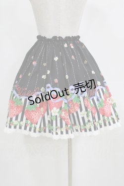 画像3: metamorphose / ストロベリークラウンミニスカート Free ブラック H-26-02-18-032-ME-SK-NS-ZH
