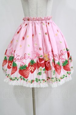 画像1: metamorphose / ストロベリークラウンミニスカート Free ピンク H-26-02-18-033-ME-SK-NS-ZH