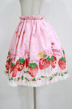 画像2: metamorphose / ストロベリークラウンミニスカート Free ピンク H-26-02-18-033-ME-SK-NS-ZH