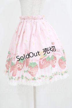 画像2: metamorphose / ストロベリークラウンミニスカート Free ピンク H-26-02-18-033-ME-SK-NS-ZH