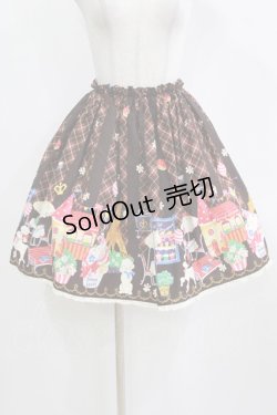 画像1: metamorphose / パリの街並スカート Free ブラウン H-26-02-18-034-ME-SK-NS-ZH