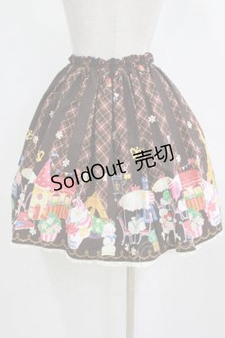 画像3: metamorphose / パリの街並スカート Free ブラウン H-26-02-18-034-ME-SK-NS-ZH