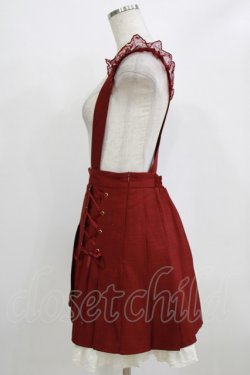 画像2: Secret Honey / サスペンダースカート Free レッド H-26-02-18-036-CA-SK-NS-ZH