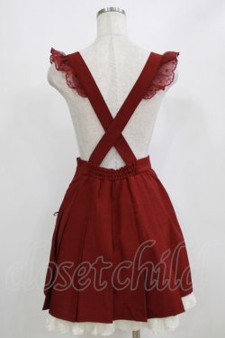 画像3: Secret Honey / サスペンダースカート Free レッド H-26-02-18-036-CA-SK-NS-ZH