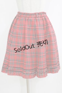 画像1: metamorphose / タータンチェックスカート Free レッド H-26-02-18-040-ME-SK-NS-ZH