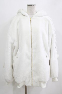 画像1: LIZ LISA / リボンうさみみファーブルゾン Free オフ H-26-02-18-041-LO-CO-NS-ZH