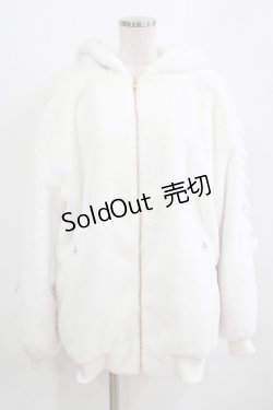 画像1: LIZ LISA / リボンうさみみファーブルゾン Free オフ H-26-02-18-041-LO-CO-NS-ZH