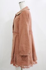 画像2: axes femme / パール使いコート M ピンク H-26-02-18-044-AX-CO-NS-ZTC062 (2)