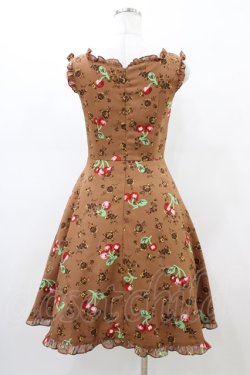 画像2: MILK / チェリーローズワンピース  キャラメル H-26-02-18-1037-ML-OP-KB-ZH