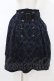 画像1: axes femme / 総フロッキートレンチスカート  ネイビー H-26-02-18-1038-AX-SK-KB-ZH (1)