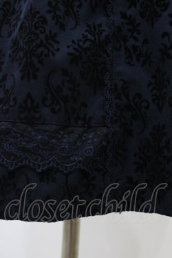 画像3: axes femme / 総フロッキートレンチスカート  ネイビー H-26-02-18-1038-AX-SK-KB-ZH