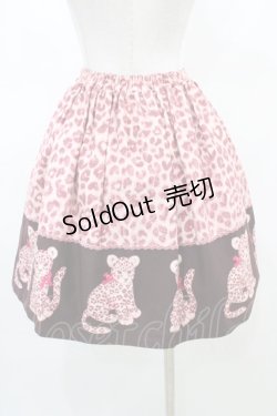 画像2: Shirley Temple / レオパードスカート 160 ピンク H-26-02-18-1039-ET-SK-AK-ZH