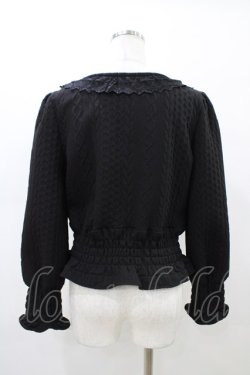 画像2: Vallee lys / "Sweet alyssum series"ニットカーディガン  ブラック H-26-02-18-1051-GO-TO-KB-ZH