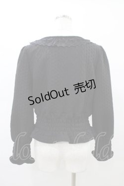 画像2: Vallee lys / "Sweet alyssum series"ニットカーディガン  ブラック H-26-02-18-1051-GO-TO-KB-ZH