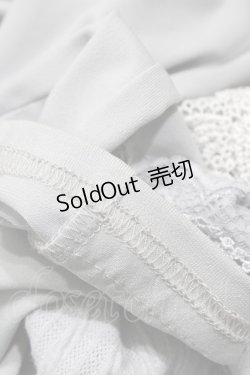 画像4: OZZ ANGELO / レース切替ハイネックカットソー  グレー H-26-02-18-1054-OO-TO-KB-ZH