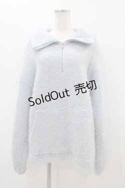 画像1: lilLilly / セーラーボアミニワンピ  サックス H-26-02-18-1055-LO-OP-KB-ZH