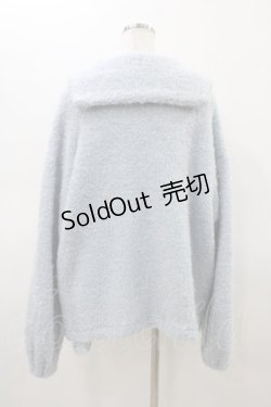 画像2: lilLilly / セーラーボアミニワンピ  サックス H-26-02-18-1055-LO-OP-KB-ZH