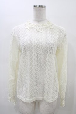 画像1: m petit by misako / レースインナートップス M アイボリー H-26-02-18-1058-LO-TO-KB-ZH