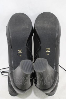 画像3: あしながおじさん / ショートブーツ 24 ブラック H-26-02-18-1001-PU-SH-KB-ZH