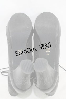 画像3: あしながおじさん / ショートブーツ 24 ブラック H-26-02-18-1001-PU-SH-KB-ZH