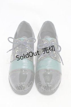 画像1: YOSUKE / レースアップシューズ LL グリーン H-26-02-18-1002-PU-SH-KB-ZH