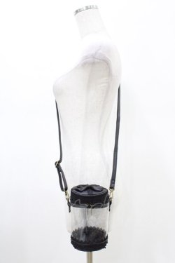 画像1: ATELIER PIERROT / “Throne” Doll Pouch  ブラック H-26-02-18-1018-EL-BG-KB-ZH