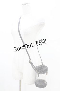 画像2: ATELIER PIERROT / “Throne” Doll Pouch  ブラック H-26-02-18-1018-EL-BG-KB-ZH