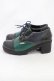 画像2: YOSUKE / レースアップシューズ LL グリーン H-26-02-18-1002-PU-SH-KB-ZH (2)