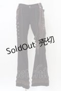 Ozz Croce / ハーネス風パンツ  ボルドー H-26-02-18-1023-OO-PA-KB-ZH